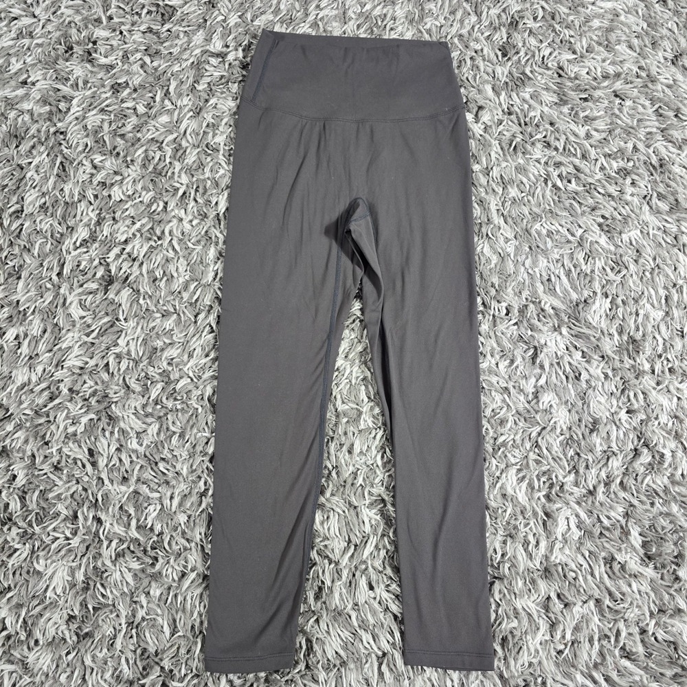 Lululemon Align Pant 24 High Rise Leggings Dark Grey Size 4 Nulu Yoga Workout